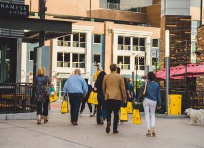 Discover Food Festival attendees exit the Traeger grills HQ with their bellies full and their swag bags packed tight. Photo: Talyn Sherer