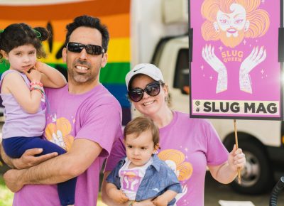 Families came out to show their SLUG love and walk with us throughout