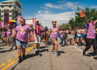 We hyped that crowd up something fierce as we paraded our way through downtown SLC.