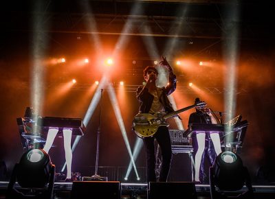 Montreal-based duo Chromeo perform their electro-funk discography at the Complex.