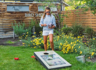 Need to sober up? Play some cornhole to help improve your accuracy.