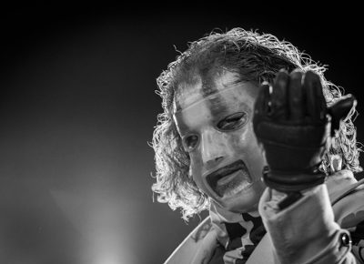 Corey Taylor of Slipknot performing at the Knotfest Roadshow at the USANA Amphitheatre.