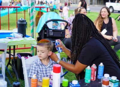 Paul Mitchell Kids’ Area creating some great colorful hair.