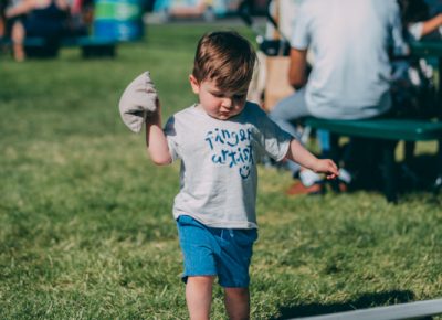 Rumi Behzad is both a finger-paint artist and a corn-hole aficionado.