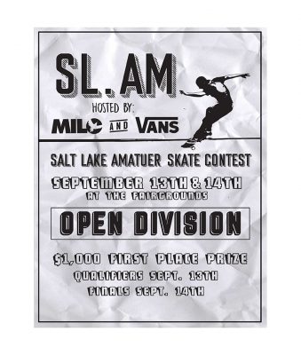 Promotional poster for the SLAM competition.