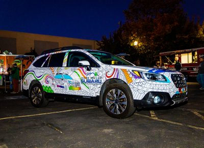 Mark Miller Subaru sporting one of their fancy machines.