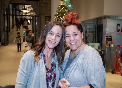 (L–R) Lyndi Eden and Erin Sayachith bought Adra’s bath bombs and Salt & Vinegar’s pickles