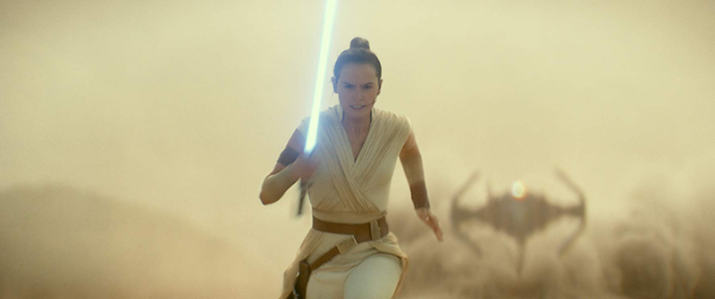 Daisy Ridely returns as Rey for The Rise of Skywalker, the final chapter in the Star Wars sequel trilogy.