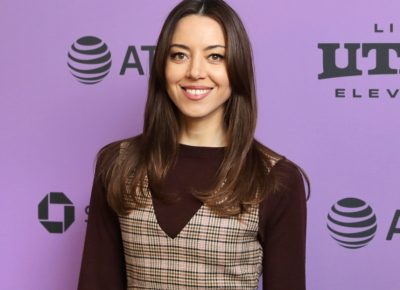 The talented Aubrey Plaza at the Premiere for Black Bear at the Sundance Film Festival 2020. Photo: Logan Sorenson (LmSorenson.net)