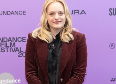 Elisabeth Moss at the red carpet premiere for her new film Shirley at the Sundance Film Festival 2020. Photo: Logan Sorenson (LmSorenson.net)