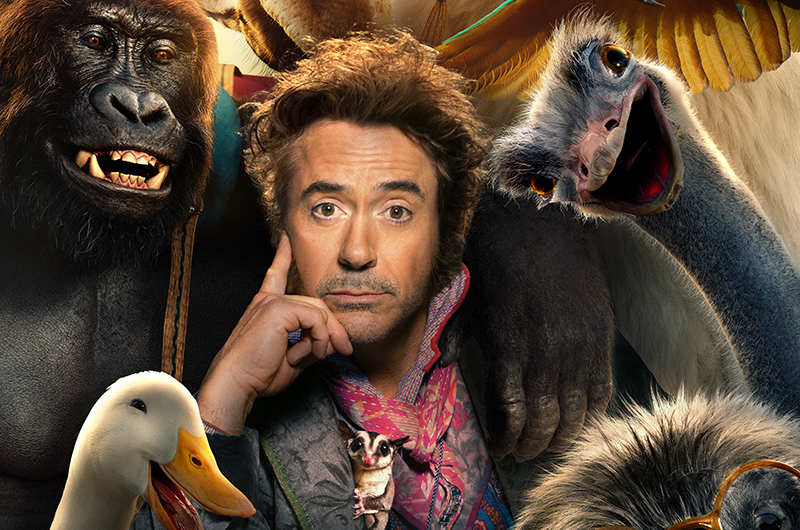 Dolittle stars Robert Downey Jr. as the famously eccentric doctor and veterinarian.