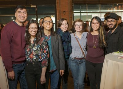 (L–R) The Lightscatter Press Launch Party brought out students from schools around the valley including SLCC, Westminster and the University of Utah.