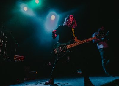 The Wildfires Projekt bassist opens up the pit.