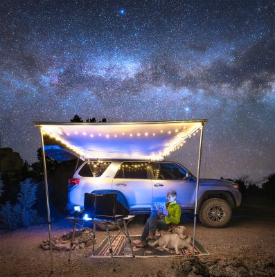 Christine Kenyon, Chilling Under the Stars, 2019, from On Location.