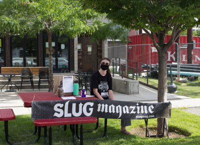 It's good to hang out in the shade during the heat of a Salt Lake City June.