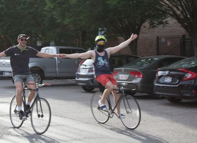 Cycling and camaraderie go hand in hand.