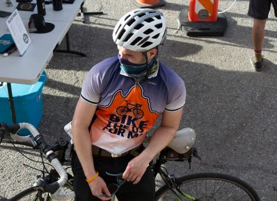 No chair? No problem. The bike is all I need.