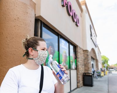 Susi’s masks come in a variety of fabrics and are often made-to-order, with options such as choosing between elastic or ties to secure the masks and smaller options for children.