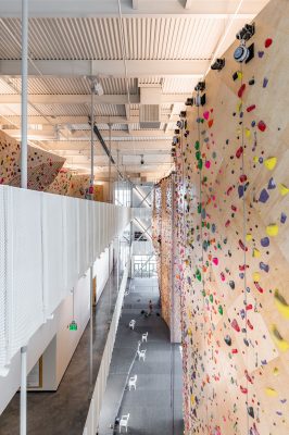 Towering walls make for excellent climbing.