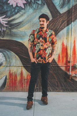 "I'm originally from Cuba, and we are typically very colorful people," says David Quiñones. "We like to have a little bit of color everywhere and some art in there. You also want to stand out a little bit from the rest of the crowd."