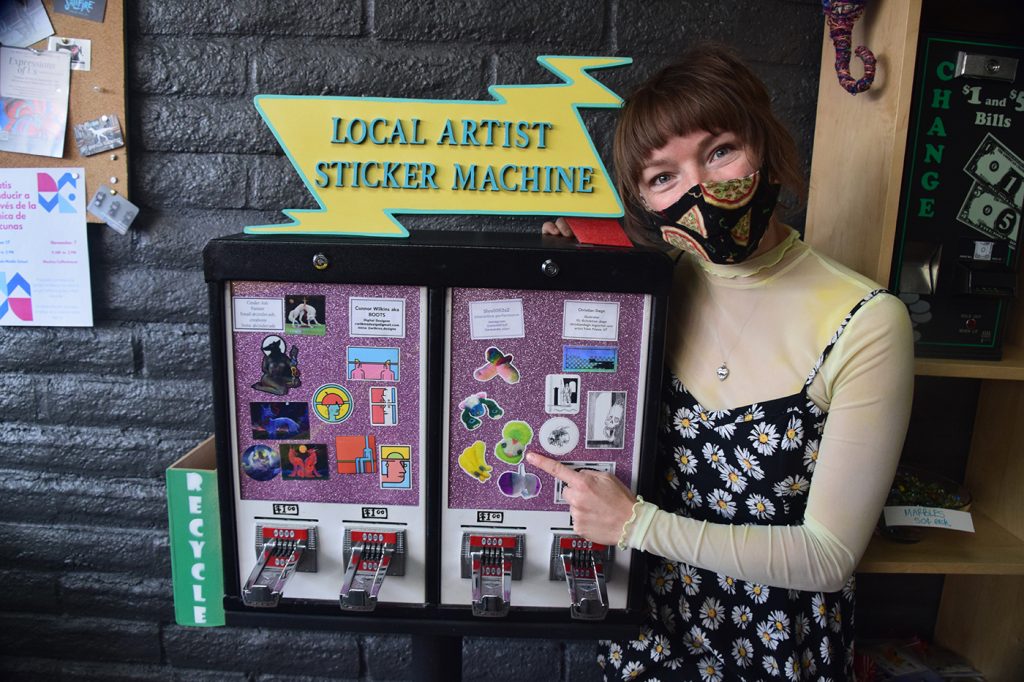 Gift Ideas from Indie Utah Businesses: Local Artist Sticker Machine