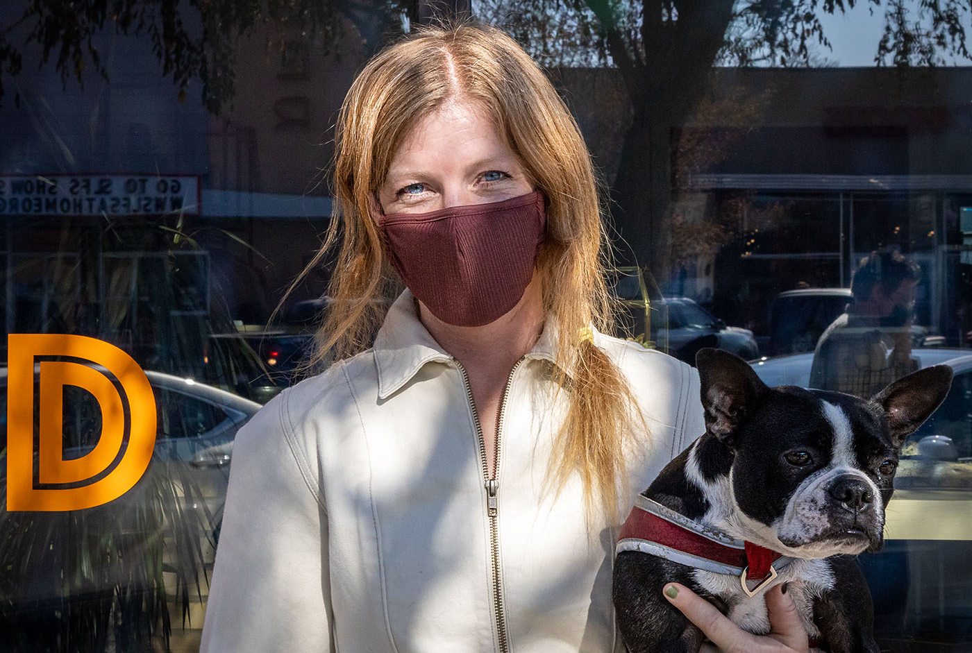 The Stockist's Helen Wade and Louie, the signature shop dog.