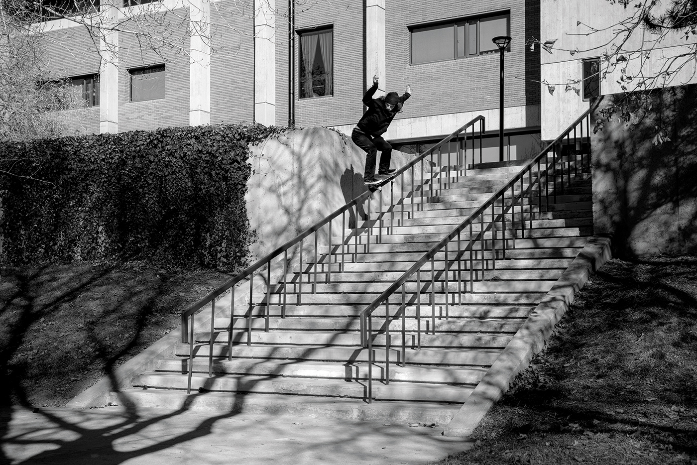 Christian Bourne – Backside 50-50 – SLC, Utah