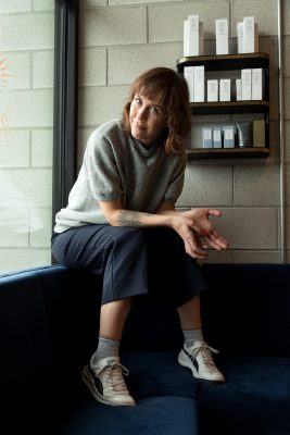 "I would say that my style has gone from coffee-shop girl in my 20s, rocker in my 30s, and now I'm a boss bitch, hahaha."