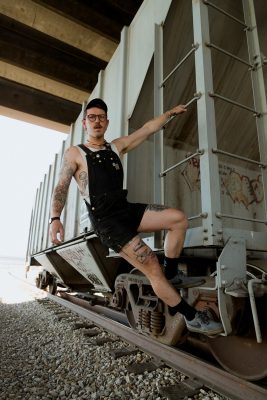 Kidd takes his style influences from punk, queer and DIY culture among many other places.