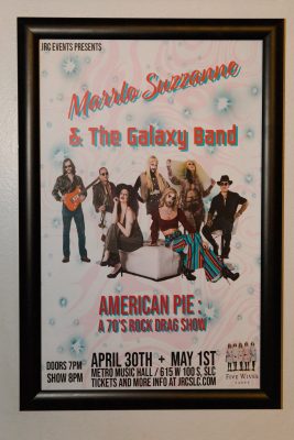 A poster for Marrlo Suzzanne & The Galaxy Band.