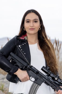 “It is not just [about] engaging with the conversation of firearms but also engaging in the politics of the working class,” says Ermiya Fanaeian of the Salt Lake City Pink Pistols.