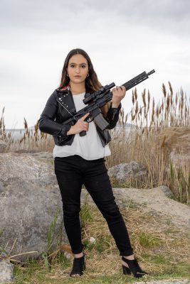 With the Salt Lake City Pink Pistols, Ermiya Fanaeian works to protect Utah’s queer community through firearm education and training.