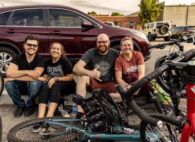 All smiles and sunshine for this crew after having such a rad time at the 9th Annual SLUG Cat!