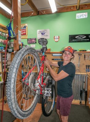 “I guess the previous owner just had a mysterious fascination with peppers,” Tracy Bently says.