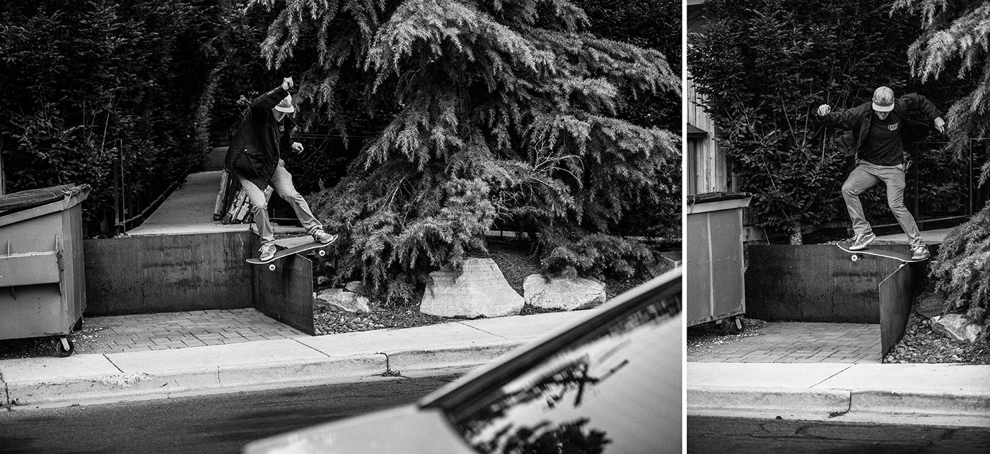 Max Offit | Frontside Lipslide and Frontside Tailslide | SLC Utah.