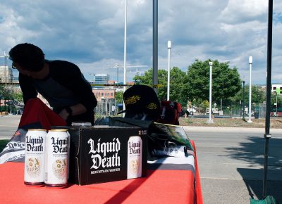 Liquid Death's refreshing mountain water offers a nice way to beat the summer heat.