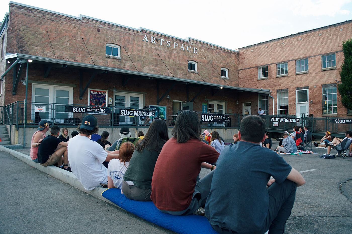 The creative lineup—consisting of Peachy Fingernail, PK Opal and The Mercy Seat—at the June 2021 SLUG Picnic drew in a great crowd.