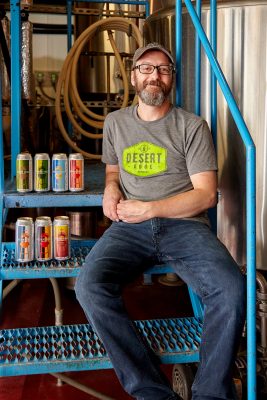 As a result of the pandemic, Desert Edge Head Brewer Chad Krusel was forced to find creative solutions in oder to adapt to the new circumstances.