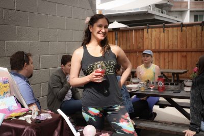"The art shows at the brewery are a great way to reconnect with friends, enjoy and support the artists over some delicious beer," says Alexandra Ortiz of Shades Brewing.
