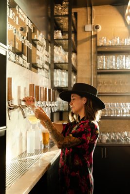 Beer history is one of Watts' many interests.