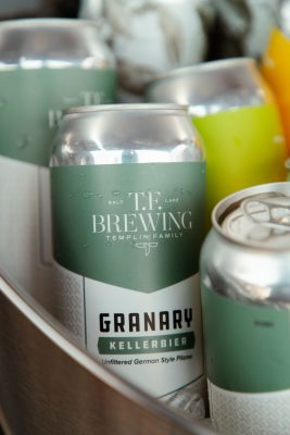 T.F. Brewing's Granary Kellerbier awaits its next pour.