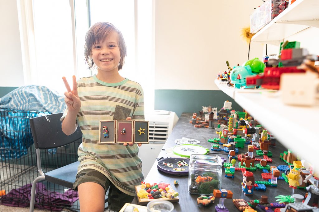 Max Moore uses his handy 3D pen to make the wildest creations from his imagination come true.