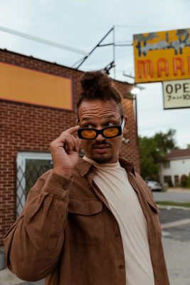 "Style-wise, I tend to fluctuate between dressing like Luther Vandross and/or The Wire's Omar Little," says Icky Rogers.