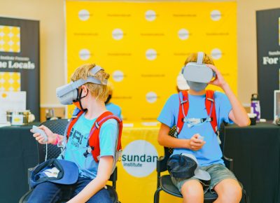 The Sundance Institute provided some on site VR experiences for everyone looking to the future of entertainment.