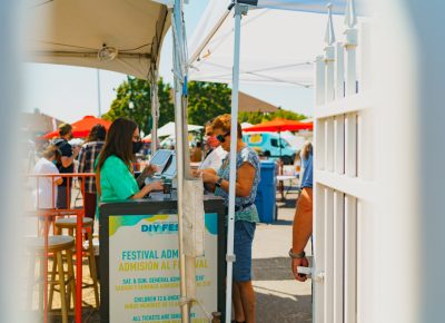 Festival goers were eager to get in and see all of this year's offerings.