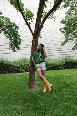 "I feel like I can usually turn a look, even if it’s something mundane like grocery shopping, but that’s why I do it—to add an element of fun to my daily activities."