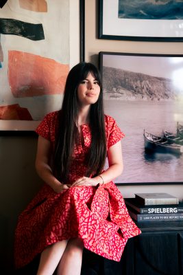 One of the staples of Ashley Isenhour's designs are romantic colors.