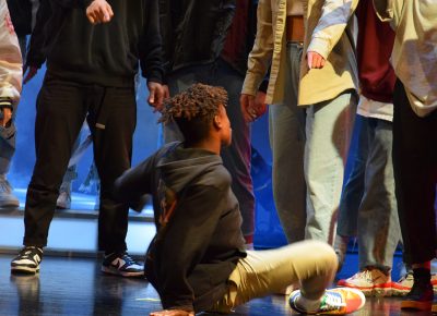 "They Reminisce is a fine balance of dance performance and narrative play that features a crew of dancers named SCR who are trying make a name for themselves in the world of hip-hop." (2 of 3)