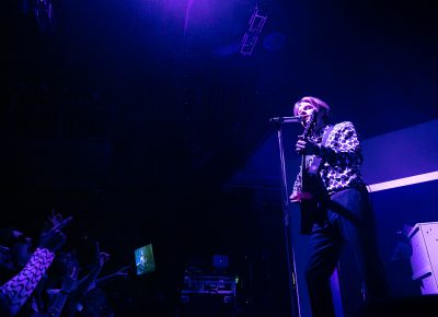 FINNEAS singing on stage for his sold-out show in SLC at the Depot.