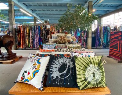 Dancing Cranes Imports offers a vast array of treasures from around the world such as jewelry, art, pottery, crystals, prayer flags, candles and clothing.